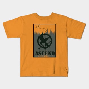 Mockingjay_Ascend Kids T-Shirt